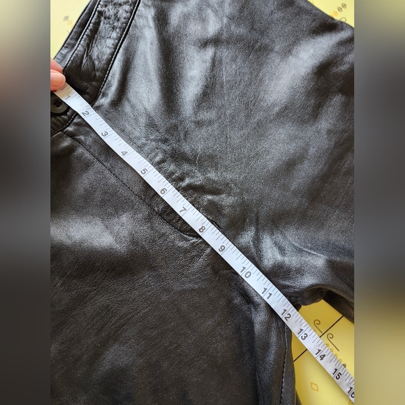 Vintage 90s Bovines Genuine Leather Pants - Picture 7 of 9